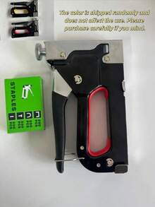 1 buah Pistol Stapler Manual Tugas Berat 4-in-1, Kekuatan Stapler yang Dapat Diatur, untuk Menstapel Furnitur, Pelapis, Pengerjaan Kayu, Perbaikan, Dekorasi Material, Alat Penting untuk Penggemar DIY, Hadiah Liburan Praktis untuk Ayah/Pacar - MultiWarna - View 13