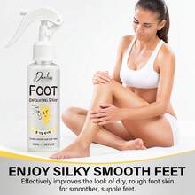Foot Exfoliating Spray, No Soaking Required. Directly Spray To Soften Thick Dead Skin And Calluses On Soles. Gently Removes Old Keratin While Moisturizing And Soothing Foot Skin, Relieving Dryness And Roughness. 100ml - None - View 5