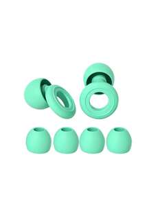 Comfortable Reusable Silicone Earplugs, Noise Reduction Hearing Protection Ear Plugs, Lightweight Soft Earplugs For Sleeping Snoring Office Work Airplane Travel - Multicolor - View 10