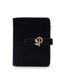 New Women's Short Wallet Korean Style PU Leather Fresh Minimalist Snap Closure Short Coin Purse Multi-Functional Student Storage Bag Bank Card Holder Christmas Birthday Gift - Multicolor - View 11