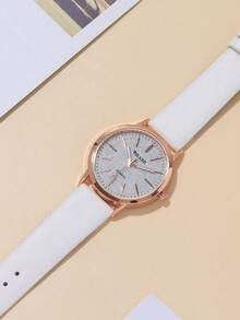 3PCS Women's Fashion Casual Matte Dial Quartz Watch Set, Classic Minimalist Versatile Suitable For Various Occasions, Best Gift Set For Women, Gift Box Not Included - Multicolor - View 3