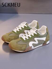 SCKMEU City Casual Mesh Hidden Wedge Women's Shoes, Multi-Season Versatile, Comfortable For All Foot Shapes - Green - View 6