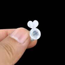 Silicone Earring Backs For Heavy Earrings - Invisible Support Pads To Prevent Ear Lobe Sagging, Non-Slip Earring Fixers For Stud Earrings, DIY Jewelry Making Accessories, Comfortable Earring Support - Art Craft Sewing Accessories - Multicolor - View 5