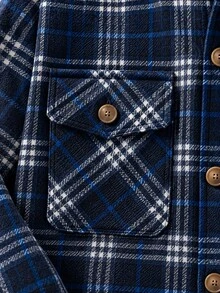 Men Plus Size Jackets And Coats - Blue - View 4