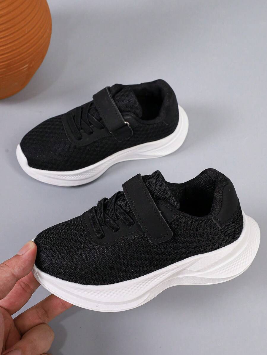 Shurei Fashion Girls Casual Shoes, Mesh Patchwork Design, Daily Outdoor School Shoes, Campus Essential Item