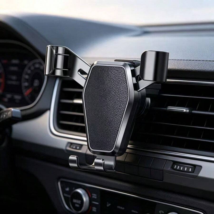 3/2/1pc Stable Non-Falling Car Phone Holder, 360° Rotatable Air Vent Car Phone Navigation Mount, Universal Phone Holder, Fits 4.7-6.5 Inch Models, Sturdy Material, Anti-Vibration, Anti-Shake, Anti-Slip, One-Handed Convenient Operation, Silicone Soft Pad Protects Phone, Compatible With Various Smartphone Models, High-Quality Gift For Driving Friends, Father's Day Gift, Car Accessories, Phone Holder, Car Interior Decoration - Multicolor - View 1