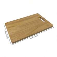 Kitchen Cutting Board, Chopping Board, Butcher Block, Suitable For Meat, Vegetables, Fruits, Double-Sided Use. Separate Use For Raw And Cooked Foods Is More Hygienic, Convenient To Carry And Store, Wooden Cutting Board, Multi-Functional Wooden Chopping Board, Steak Board, High-End Texture, Housewarming Gift, Holiday Gift, Mother's Day, Christmas, Halloween, Thanksgiving, Etc. - Yellow - View 6