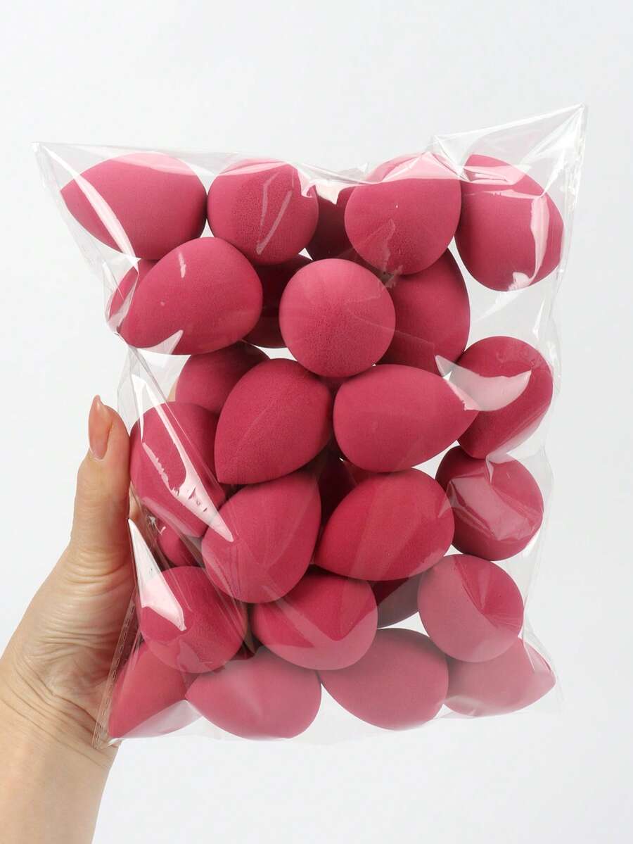 3/5/10/15/20/30/50pcs Makeup Sponges, Random Color And Shape, Foundation Sponge, Liquid, Cream And Powder Flawless, Multi-Color Makeup Sponge, Latex-Free Dry And Wet Use Foundation Makeup Sponge, Suitable For All Skin Types. - Multicolor - View 1