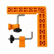 1set Precision Right Angle Ruler, Multiple Sizes Available, Made Of Aluminum Alloy, 90-Degree Positioning Block, Suitable For Carpentry And Woodworking - Ideal For Accurate Carpentry, Squaring Woodwork Corners, Frame, Box, Cabinet And Drawer Clamping Square Tool,Tools For Men - Multicolor - View 13