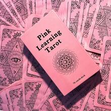 Pink Learning Tarot Cards: 78 Card Rider Waite Inspired Deck With Keywords,Card Games, Perfect For Tarot Beginners, Intuitive Readers, And Daily Practice - Pink - View 8