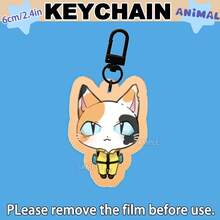 Animal Hospital Keychain, Anime Keychain, Rascal, Secret Agent, Secretary, Sam, Ron, Ratthew, Psychologist, Barney, Anime Fans Merch Goods, Car Hanging Ornament, Collectible, Living Room Decor, Desk Ornament, Birthday Gift, Party Favor - A - View 6