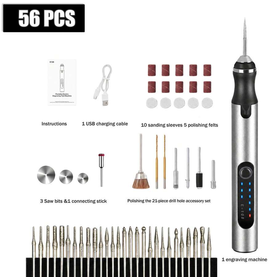 56pcs - Transparent - Übersicht 1