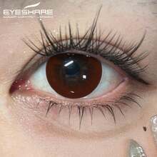 عدسات لاصقة ملونة Eyeshare للعيون زوج واحد عدسات عيون كبيرة عدسات لاصقة شوكولاتة عدسات عيون ناعمة قابلة للاستخدام السنوي - شوكولاته بني - مشاهدة 5