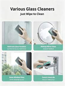 Magic Cleaning Sponge, Commercial Industrial Descaling Brush, Household Multi-Function Double-Sided Powerful Scrubbing Cleaning Tool, Dry And Wet Use, Easy Scrubbing - A - View 8
