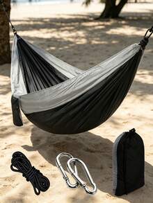 Outdoor Camping Hammock, Portable Non-Slip Rocking Chair, Suitable For Indoor And Outdoor Relaxation - Multicolor - View 1