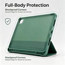 Case For IPad Pro 11 Inch Case 4th/3rd/2nd Generation 2022/2021/2020, Soft TPU Protection, Pencil Holder, Tri-Fold Stand, Auto Wake/Sleep, Shockproof Lightweight - Solid Color - View 2