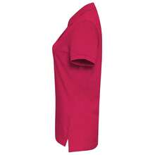 Roly Asquith & Fox Womens/Ladies Plain Basic Short Sleeve Polo Shirt/Top - Hot Pink - View 3
