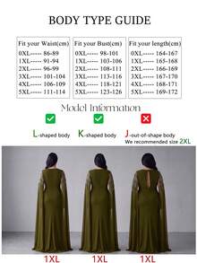 UNITHORSE Plus Size Women Square Neck Extra Long Sleeve Embroidered Fitted Linen Knit Evening Dress Wedding Party Spring Fall - Olive Green - View 7