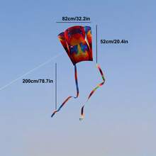 Colorful Mini Soft Kite, Comes With 30m Flying Line, Ideal For Outdoor Recreation, Kite Winder In Random Color Shipped - Colorful Style 1 - View 5