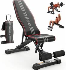 Adjustable Weight Bench, ASTM-Certified 827LBS 98% Pre-Assembled, 84-90 Positions Incline Decline Flat, Foldable Gym Bench With Wider Seat For Home Gym(L-XL) - Black - View 2