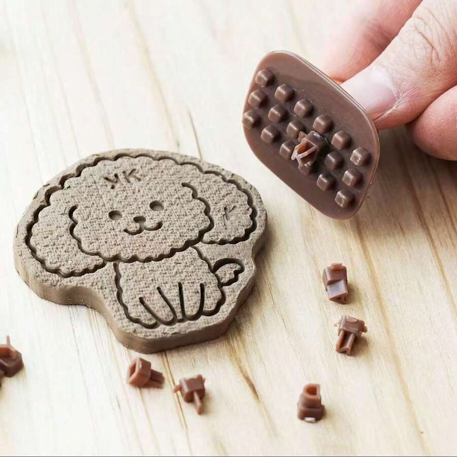 Clay Letter Stamps - Double Mini Letter Clay Stamps, Also Suitable As Cookie Stamps And Clay Letter Stamps - Multicolor - View 1