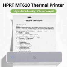 HPRT MT610 A4 Portable Thermal Printer, Bluetooth A4 Paper Mini Printer, Suitable For Tattoo, Office, Home, Inkless High-Definition Printing - Multicolor - View 5