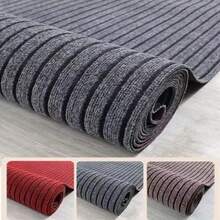 Striped Non‑Slip Floor Mat Roll, Wear‑Resistant Entrance Doormat, Easy‑Clean Rug For Indoor Outdoor Home Hallway - Multicolor - View 2