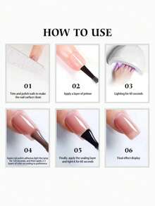 SAUA 15ml Nude Pink Gel Polish, Nude Nail Art Gel, LED Semi-Permanent Removable Nail Lacquer, All Season Versatile Style - Multicolor - View 7