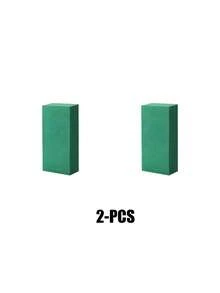 1/2/4/6pcs Universal Dry & Wet Floral Foam Bricks, Green Foam Blocks, Soft Cork For Fixing Roses, Green Soft Cork, Suitable For Floral Arrangement, Handmade DIY Bouquets, Garden Decor, Wedding Decoration And Garden Planters - Square - View 12