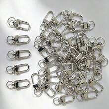 5/10/20/30/50Pcs Zinc Alloy Swivel Snap Hooks, Metal Trigger Clasps, DIY Hardware Accessories For Keychains, Bags & Bracelet Charms - Keychain - View 7