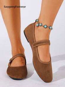 2025 Autumn Women's Flat Shoes - Brown - View 5