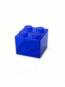 Building Block Shaped Transparent Piggy Bank, Stackable, Dopamine Style, Green/Yellow/Red/Blue, Home Decor Ornament, Suitable For Living Room/Bedroom/Study, Perfect For Back To School, Halloween, Christmas - Multicolor - View 13