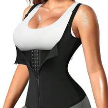 Women's Waist Cincher Abdominal Shaping Body Shaper, Adjustable Hook And Loop Sauna Vest, Suitable For Size S, Daily Body Shaping And Compression - Multicolor - View 8