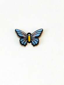 2-10pcs Random Colorful Dopamine Color Palette Oil Drop Spray Paint Butterfly Pendant Charms, Suitable For DIY Necklace, Bracelet, Keychain, Bag Chain - Butterfly - View 16