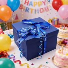 16-Piece Red/Blue Explosion Gift Box Set Surprise Gift Photo Box Creative DIY Scrapbook Album Accessories Snack Gift Couple Gift Birthday Proposal Valentine's Day, Father's Day, Graduation Party - Explosive Gift Box - View 5