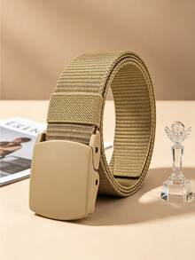 3/2/1pc Men's Nylon Tactical Belt, Plastic Buckle Casual Belt, Thick Adjustable Military Belt For Students' Daily Outdoor Use - Multicolor - View 15