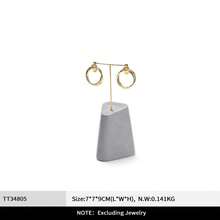 Oirlv 1 PC High-End Jewelry Display Fixtures Ring, Earring, And Necklace Display Cabinets Jewelry Display Stands - Grey - View 8
