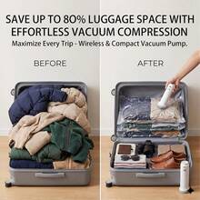 Portable Rechargeable Wireless Electric Vacuum Pump For Vacuum Storage Bags, Clothing Organization, Suitable For Home, Travel And Outdoor Camping - Space Saving,Travel Essential,Room Decor - View 9