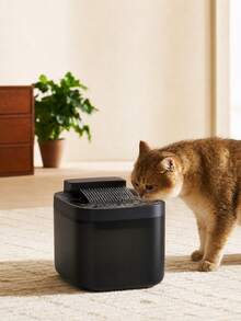 3L/101.45Oz Automatic Filtration Cat Water Fountain, Smart Cat Water Dispenser With Filter, USB Powered Circulating Filtration Water Fountain, Quiet Water Pump, Suitable For Cats And Small Dogs - Waterfall Style - View 1