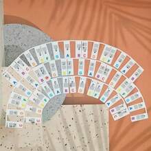 1 Set Silicone Piano Note Stickers, Colorful Staff Character Printing, Removable Without Residue, Assist In Identifying Keyboard Notes, Compatible With 61-Key 88-Key Electronic Keyboard Piano, Suitable For Adult Music Beginners Practice, Musical Instrument Teaching Aid Accessory, Piano Keyboard Learning Label Supplies - Multicolor - View 10