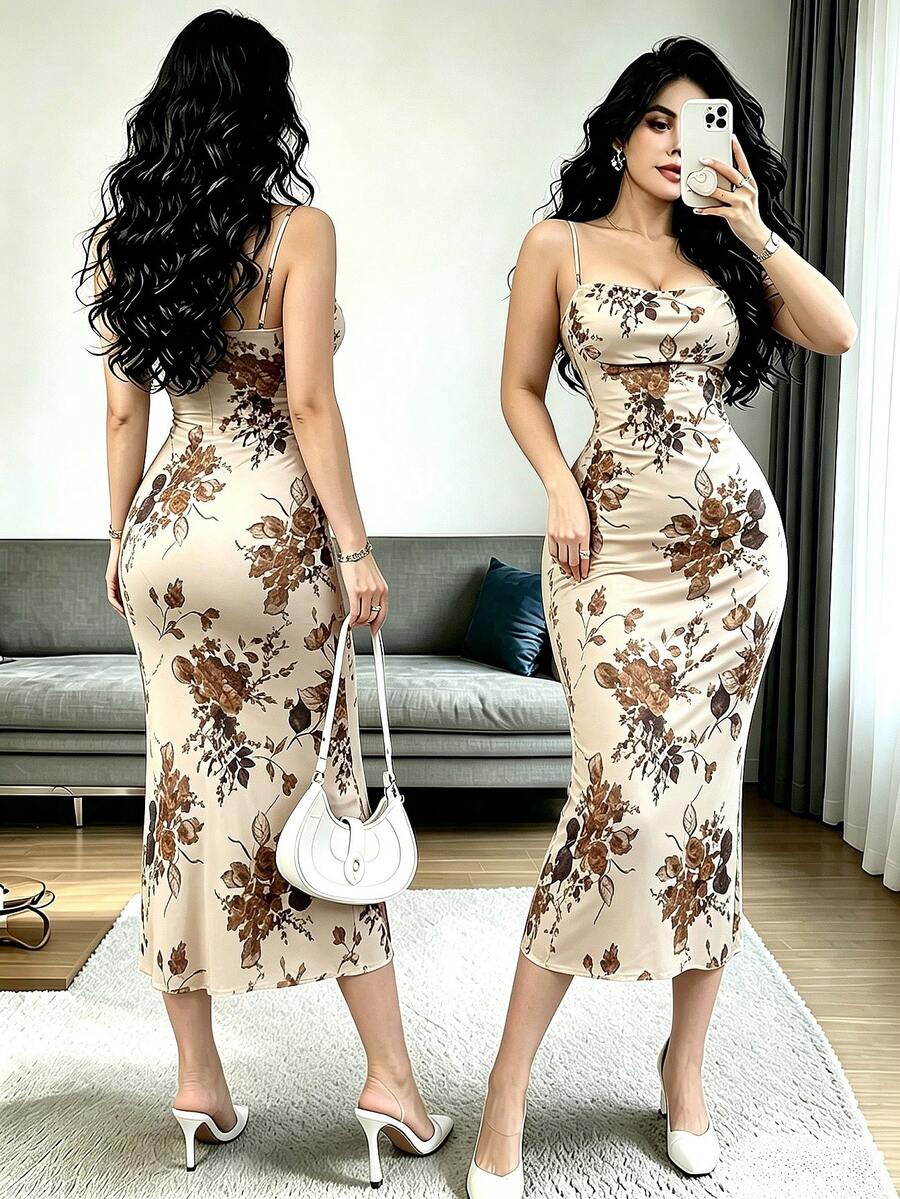 Women Long Dresses - Multicolor - View 1