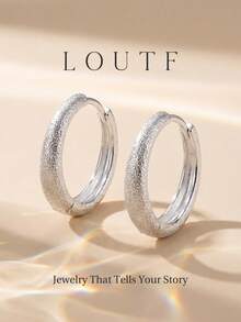 Newsoul 1 Pair Fashion Minimalist Women's Earrings Party Gift Jewelry - Silver - View 6