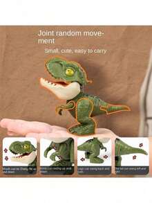 1/3/5/12 pcs Mainan Gigit Jari Dinosaurus Sendi Bergerak, Tanpa Duplikat, Ornamen Dekoratif, Hadiah Pereda Stres untuk Pesta Hari Raya - MultiWarna - View 12