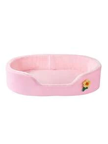 1pc Langxingcs Thickened Soft Oval Pet Dog Bed, Decorated With Flower Design Pet Cat Bed, Soft And Comfortable Fabric, Anti-Slip And Waterproof Oval Pet Nest, Suitable For Medium And Small Pets Indoor Sleep And Rest - Multicolor - View 35