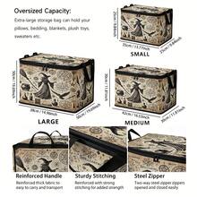1pc Large Capacity Star-Shaped Lid Storage Box, Foldable Organizer Bin, Suitable For Blankets And Quilts, Equipped With Durable Zipper, Perfect Holiday Home Gift, Can Be Used For Under-Bed Storage. Organizer Bin With Lid, Storage Box With Lid, Extra Large Quilt Organizer Bin, Storage Box With Lid, Storage Box, Storage Box With Lid, Storage Cabinet, Medicine Storage Box, Box-Style Storage, Storage Bin, Cabinet - Multicolor - View 2