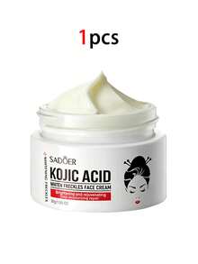 SADOER Niacinamide Whitening Cream, Suitable For Face And Eye Care. Gentle And Non-Irritating Formula, Deeply Moisturizing, Suitable For All Skin Types, Unisex Daily Skincare - Kojic Acid - View 5