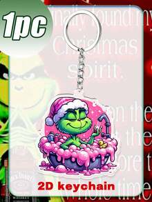 Splendor Holiday Cartoon Acrylic Key Ring, Portable Bag Hanging Accessories, Christmas Gifts To Friends - Multicolor - View 10