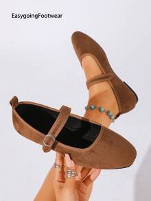 2025 Autumn Women's Flat Shoes - Brown - View 3