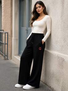Women Pants - Black - View 2