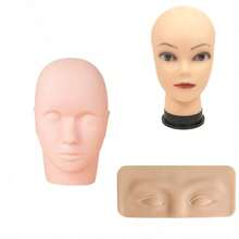 Bald Mannequin Head, Female Professional Beauty Training Mannequin Head, Mannequin Head, Used For Wig Making And Display, African American Mannequin Head - 1PC - View 7